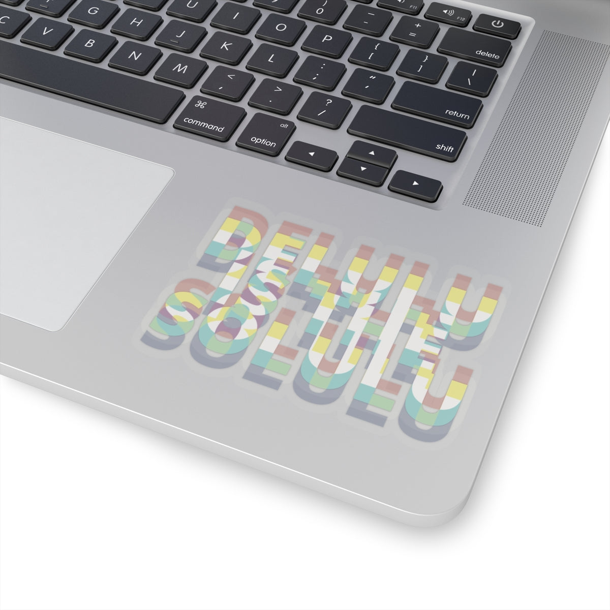 Motivational Kiss-Cut Stickers - "DELULU is the SOLULU" - multi