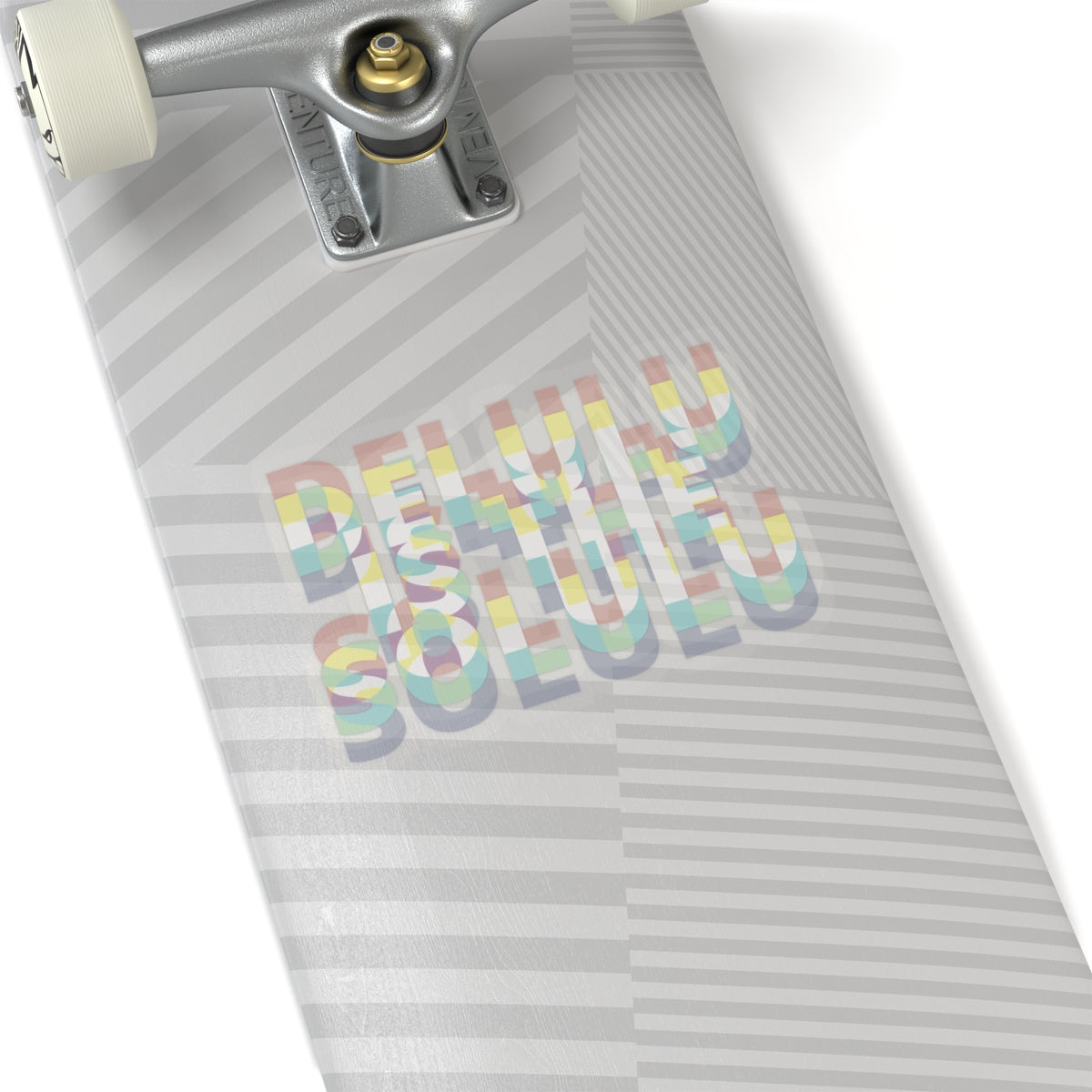 Motivational Kiss-Cut Stickers - "DELULU is the SOLULU" - multi