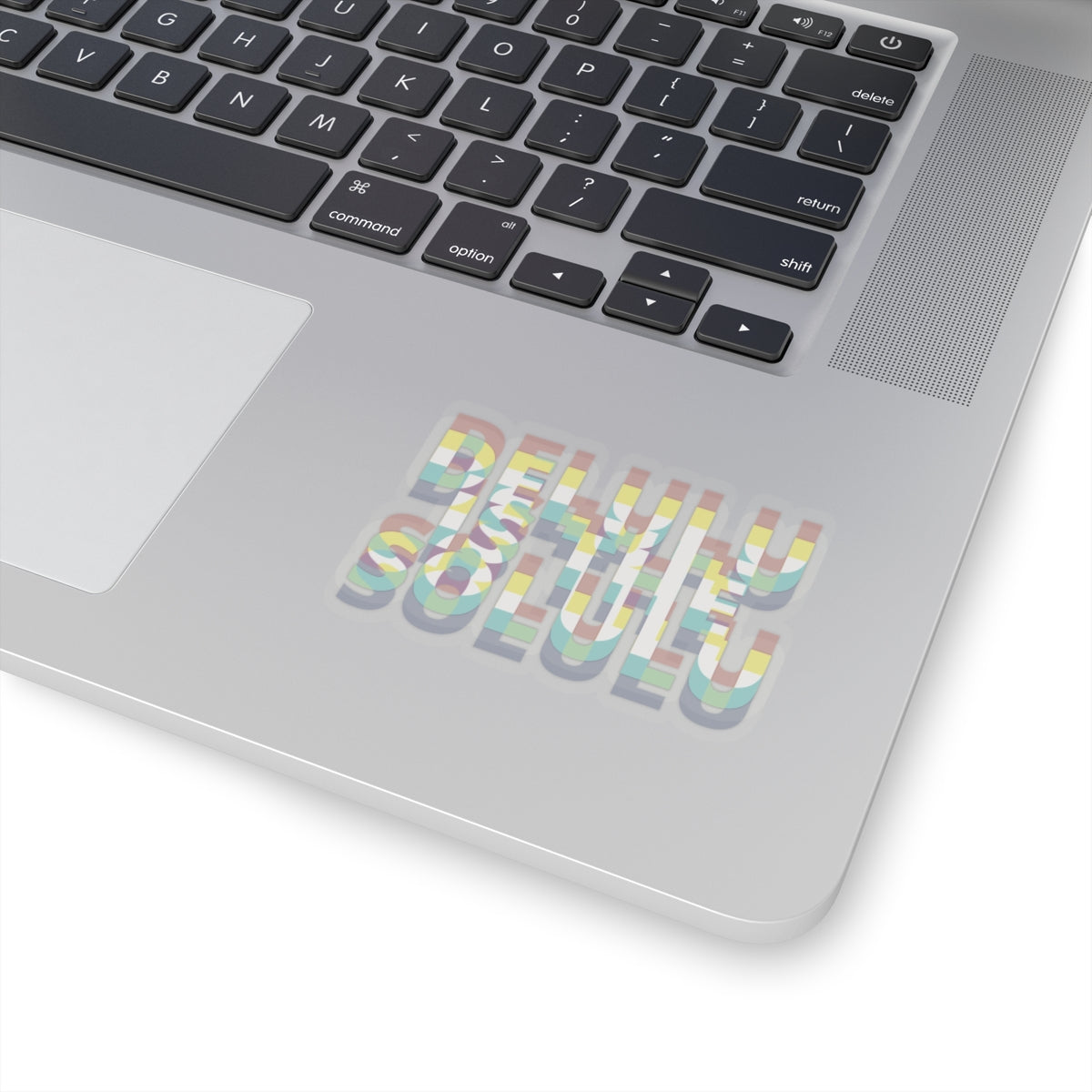 Motivational Kiss-Cut Stickers - "DELULU is the SOLULU" - multi